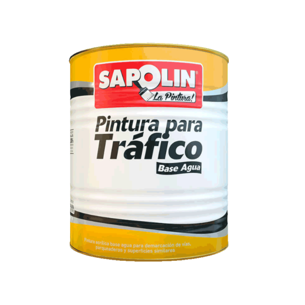 Pintura Tráfico Sapolín- Negro- Galón