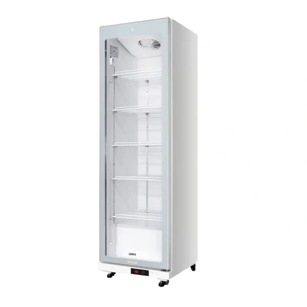 Vitrina Vertical De Refrigeración De 1 Puerta De Vidrio