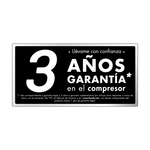 ¡No te quedes sin espacio! Congelador Haceb 251L Blanco con ¡Envío Gratis!.